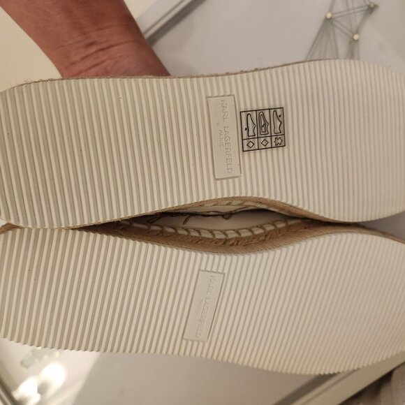 Karl Lagerfeld Paris Michaela Slip-On Espadrilles. NIB. Size 6.5 - Picture 8 of 10